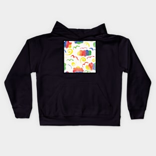 Rainbow clouds Kids Hoodie